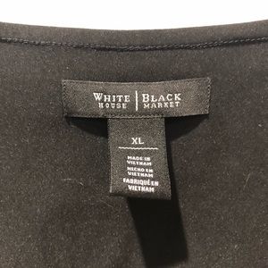White House Black Market Dresses - WHBM Black and Gold Geometric Pleated Dress White House Black Market Dresses - WHBM Black and Gold Geometric Pleated Dress